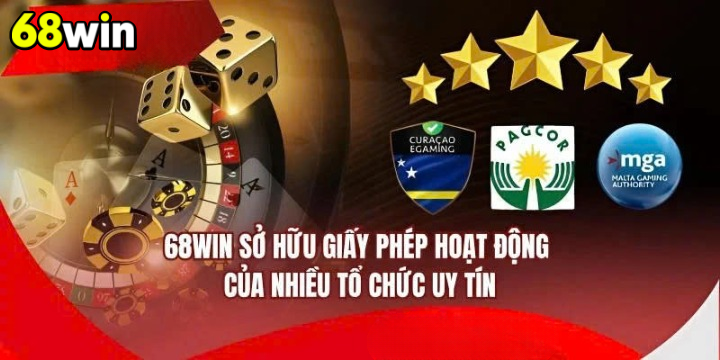 Độ Uy Tín Của 68WIN Được Đảm Bảo Qua Chứng Nhận Hoạt Động